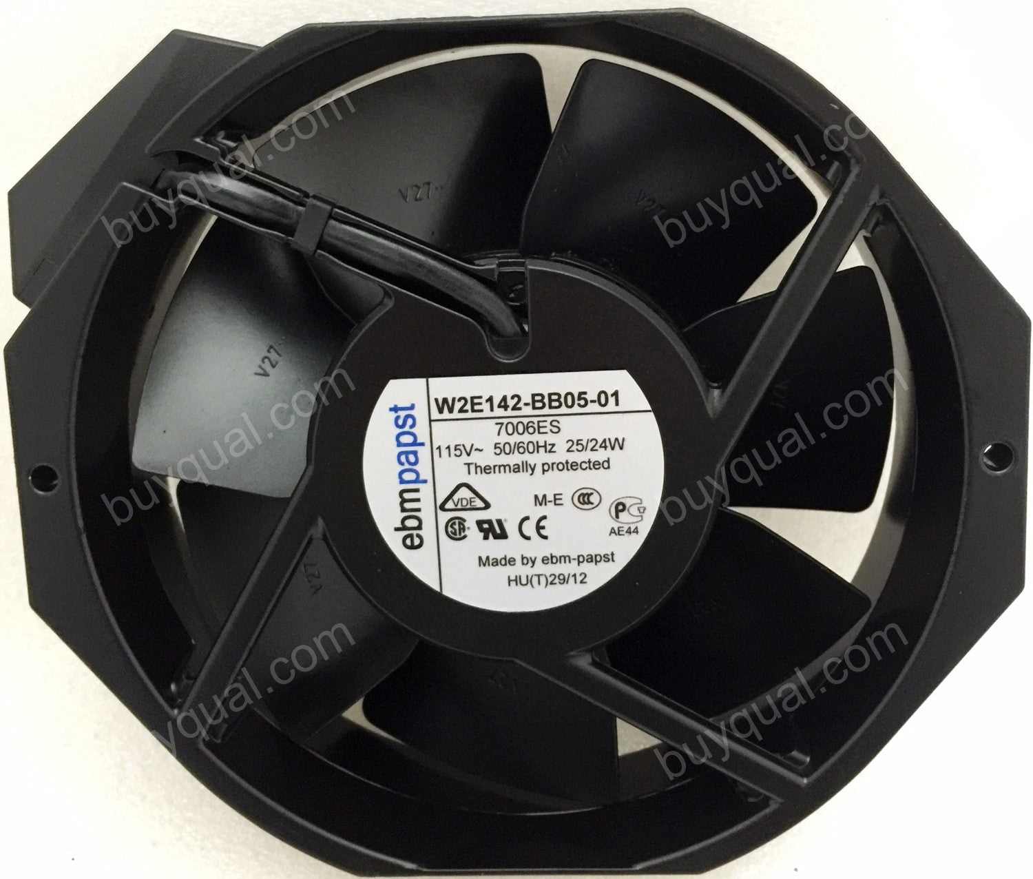Ebmpapst W2E142-BB05-01 115V 25/24W 2wires Cooling Fan Ebmpapst W2E142-BB05-01 115V 25/24W 2wires Cooling Fan